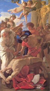  Klassische Kunst - Das Martyrium des Heiligen Erasmus klassische Maler Nicolas Poussin